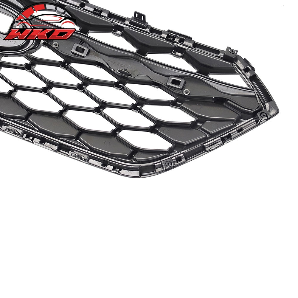 Fits 22-25 Subaru WRX JDM 1 Style Front Bumper Grille Replacement Gloss Black