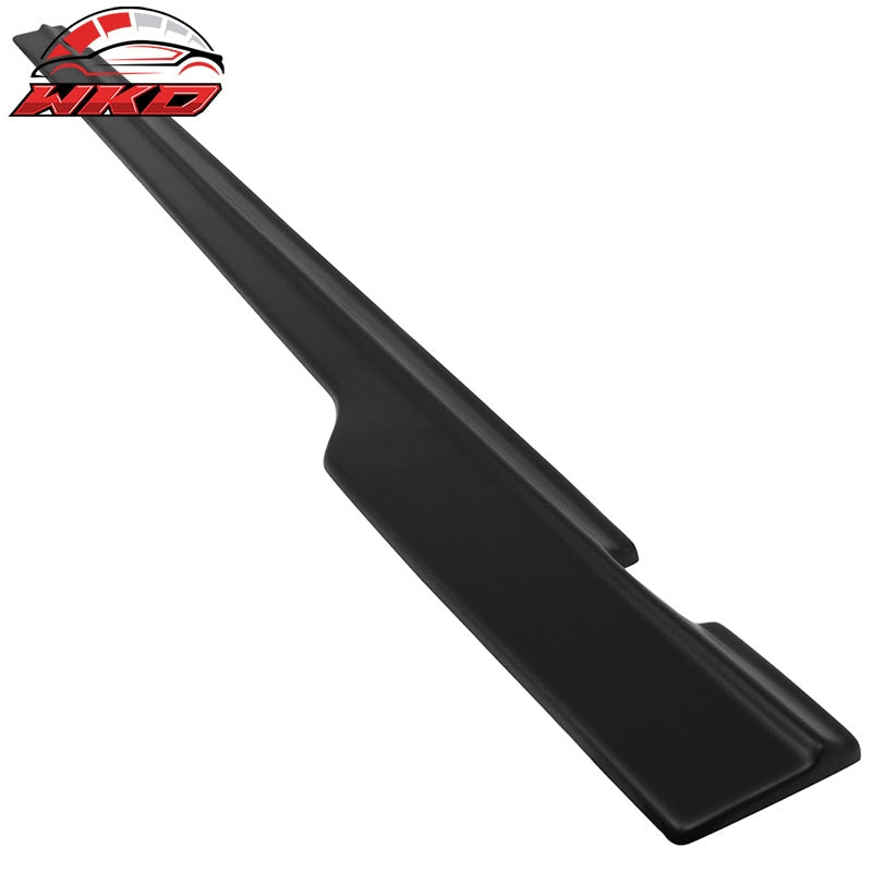 Fits 15-23 Dodge Challenger SXT Style Black Primer PP Side Skirts Diffusers Lips