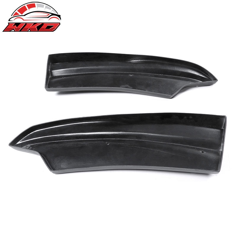 Fits 20-23 Charger Widebody Rear Bumper Side Apron Spat Valance Matte Black - PP