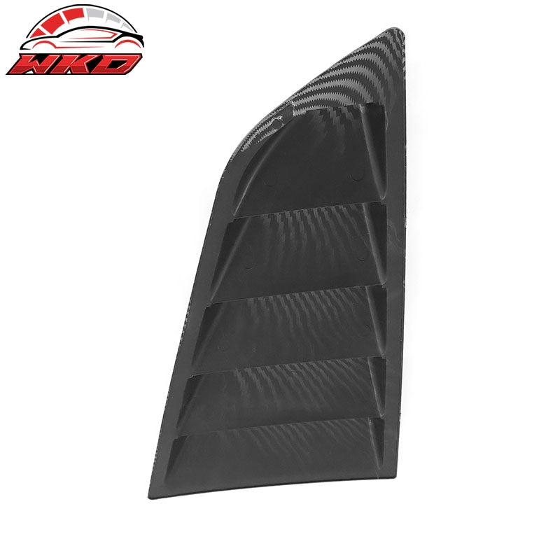 Fits 14-19 Chevy Corvette C7 Classic Style Side Window Louver Carbon Fiber Print