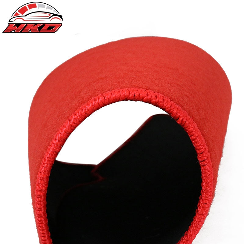 Fits 08-16 Chevrolet Cruze Floor Mats Nylon Red Non-Slip Auto Carpets 4PC Set