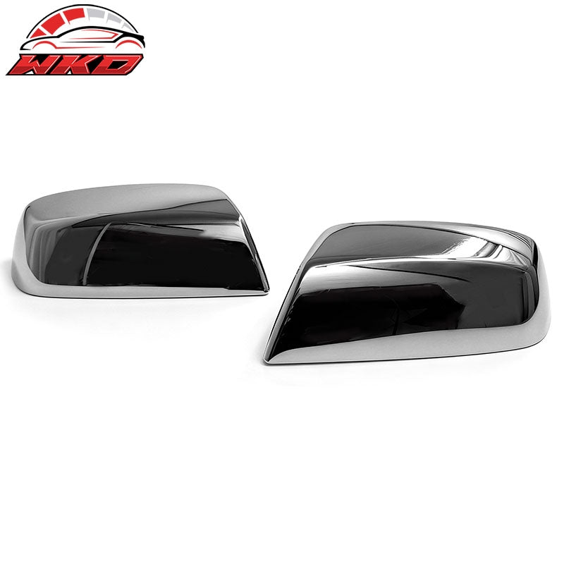 Fits 14-18 Chevrolet Silverado Sierra 1500 Side Rearview Mirror Cover Cap Chrome