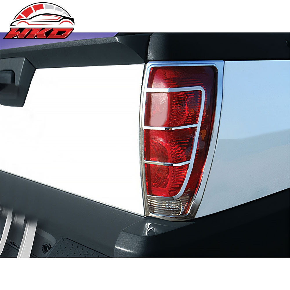 Fits 02-06 Chevrolet Avalanche 1500 2500 Rear Tail Lights Lamp Bezels Cover Trim