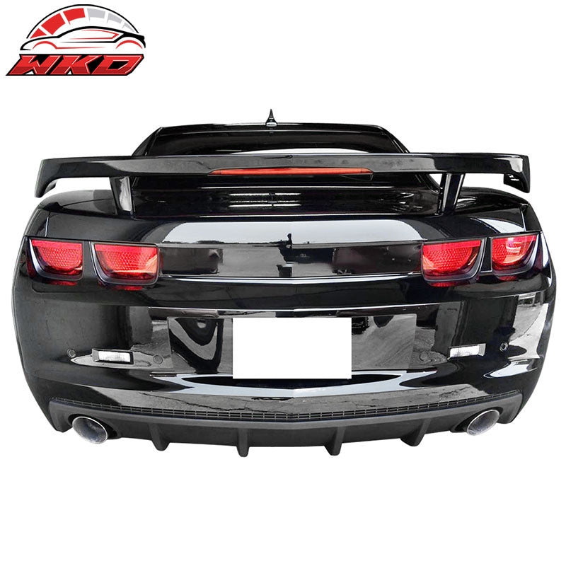 Fits 10-13 Chevy Camaro GM Style High Wing Trunk Spoiler W/3rd LED Brake Light