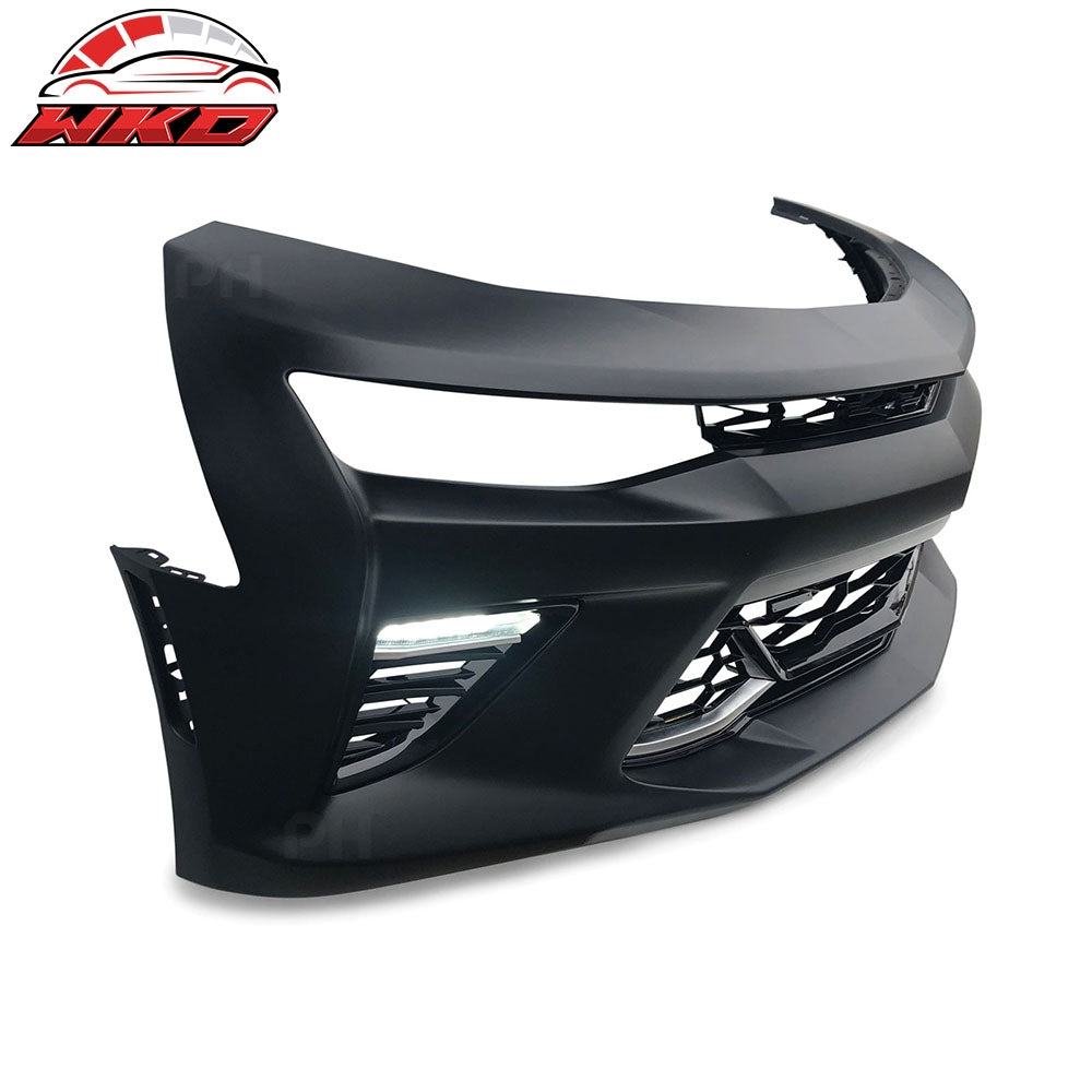 Fits 16-18 Chevy Camaro SS 50th Anniversary Front Bumper Conversion With DRL PP