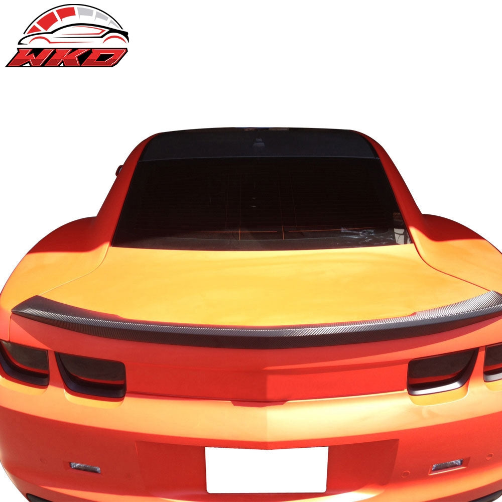 Fits 10-13 Chevy Camaro OE Factory Real Carbon Fiber CF Trunk Spoiler Rear Wing