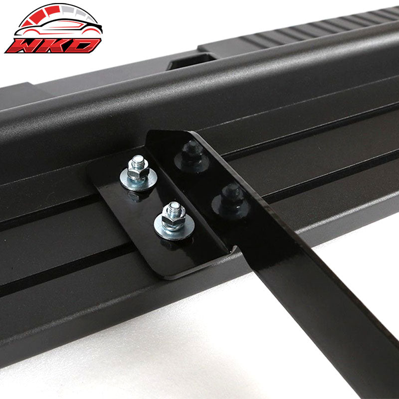 Fits 15-18 Chevy Colorado GMC Canyon Crew Cab 76" Running Boards Black