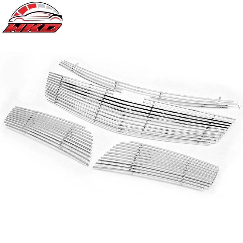 Fits 2011-2014 Chevy Cruze Chrome Billet Style Front Grille Stainless Steel