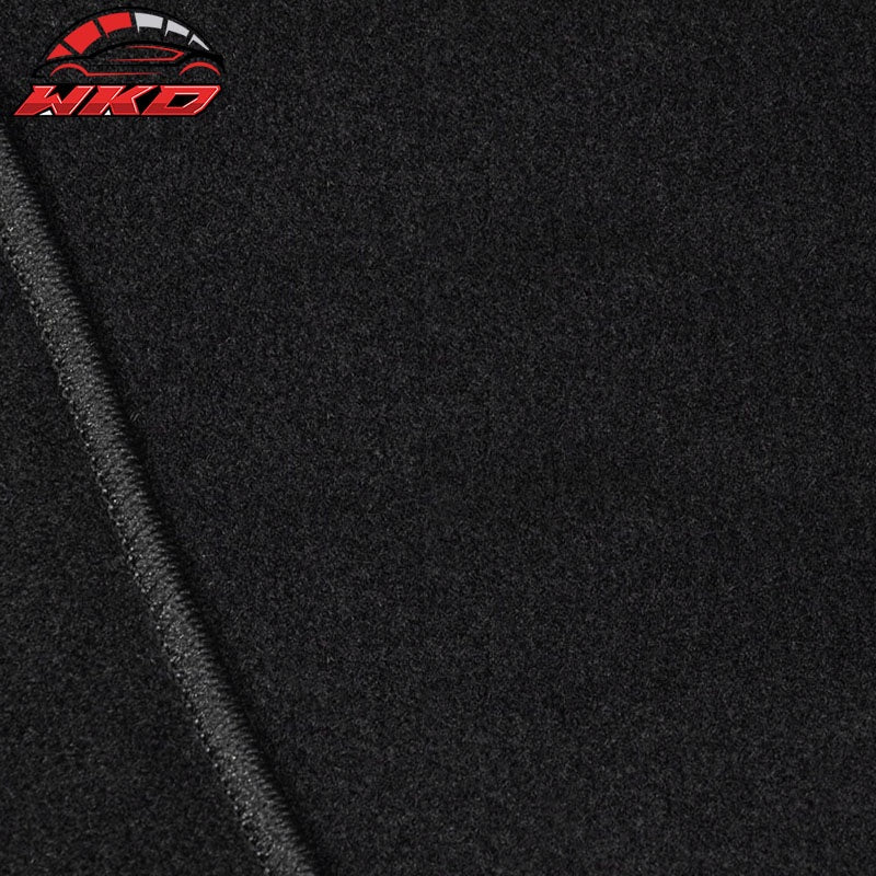 Fits 10-17 Chevy Equinox Floor Mats Front & Rear 4PC Black Nylon