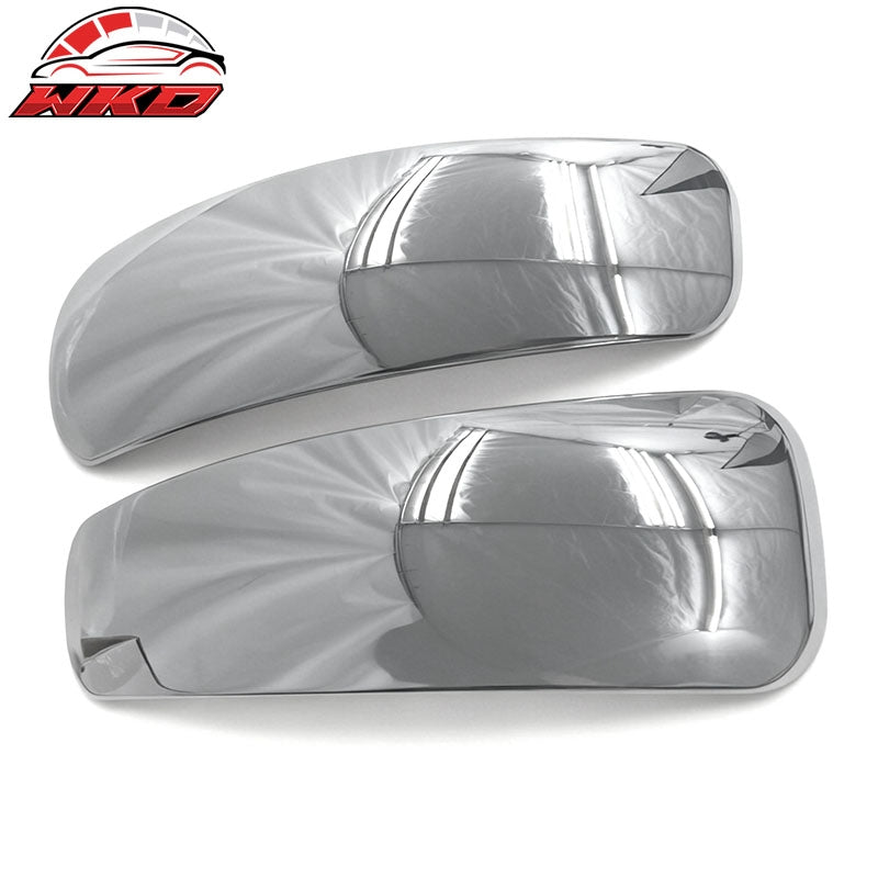 Fits 06-11 Chevy HHR 2PCS Rear Bumper Corner Pad Cover Side Trim Chrome ABS