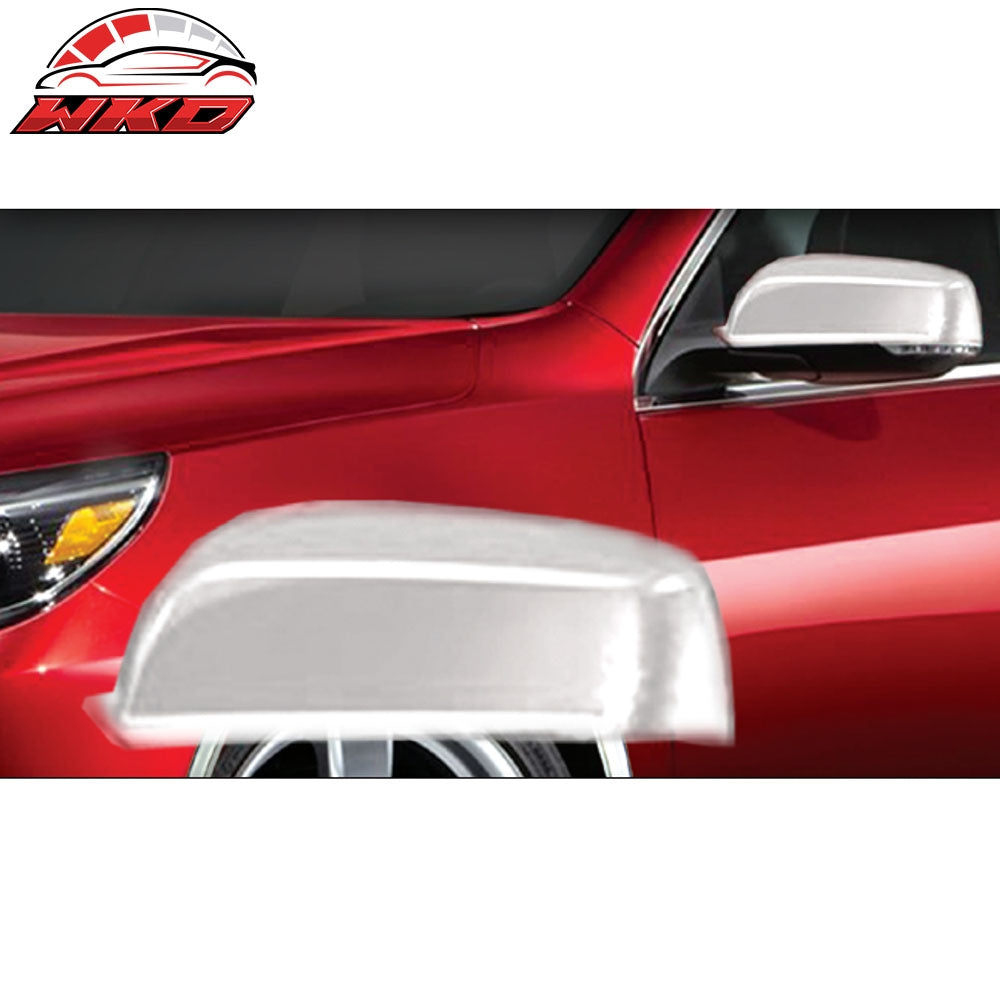 Fits 13-15 Chevrolet Malibu Side Rearview Mirror Cover Cap Replacement Chrome
