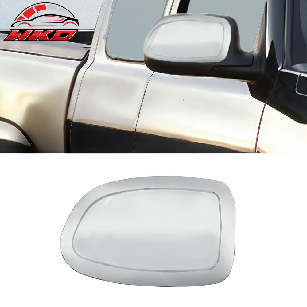 For 99-06 Silverado Sierra Suburban Tahoe Yukon Mirror Covers Overlay Chrome ABS