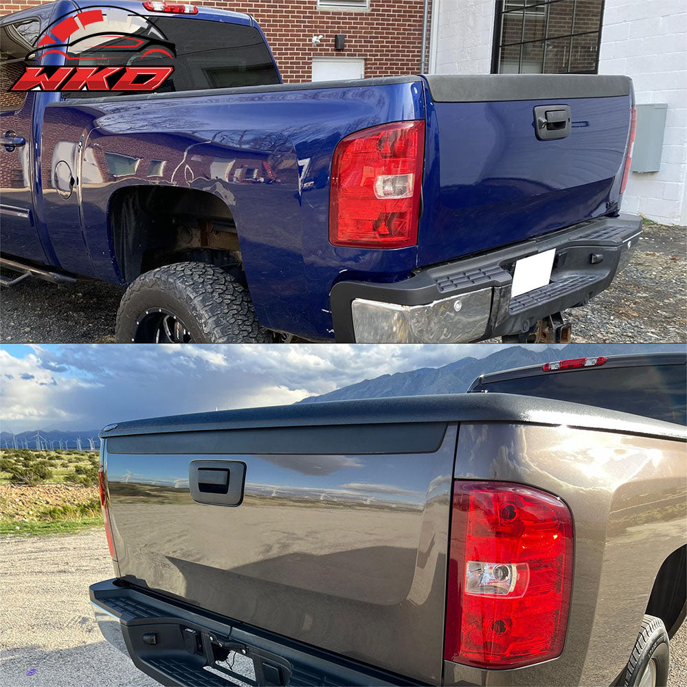 For 07-14 Silverado Sierra 2500HD/3500HD Tailgate Protector Molding Cap Cover PP
