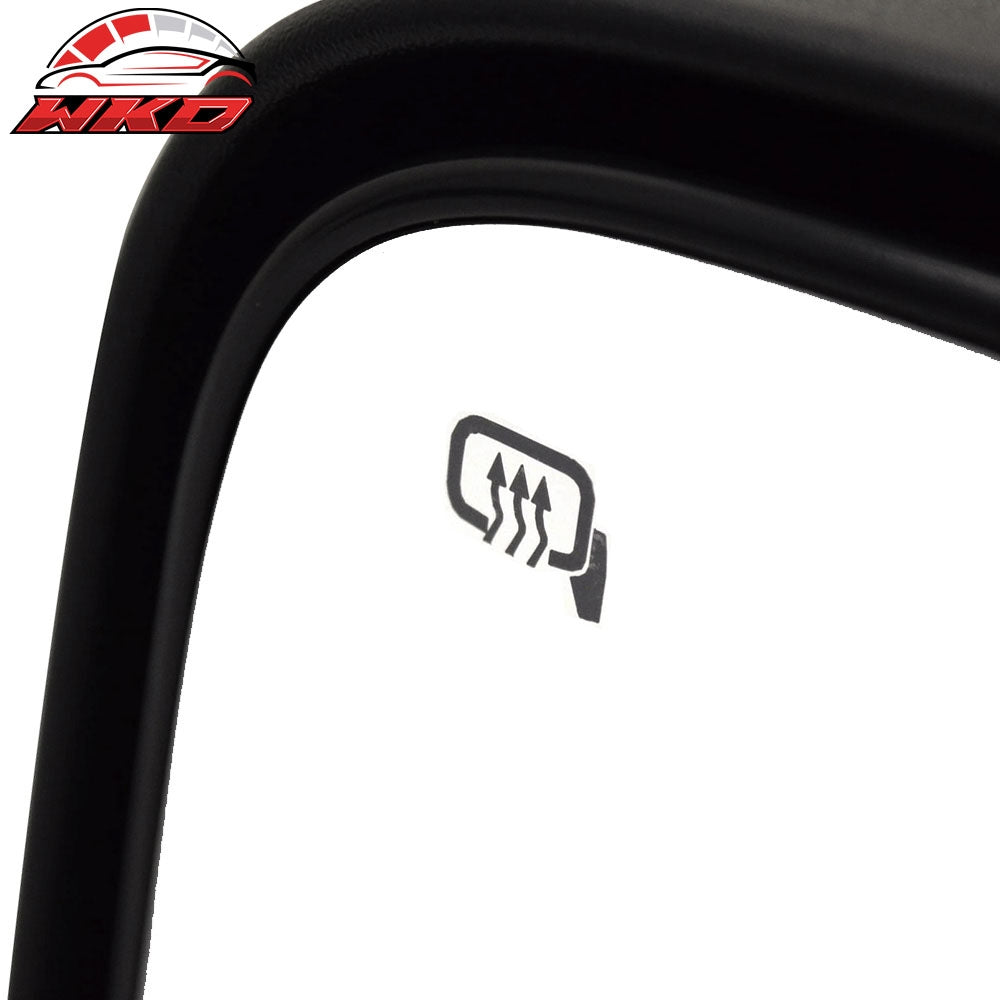 Fits 03-07 Silverado GMC Sierra Side Tow Towing Mirror Heated Power Arrow Lamp