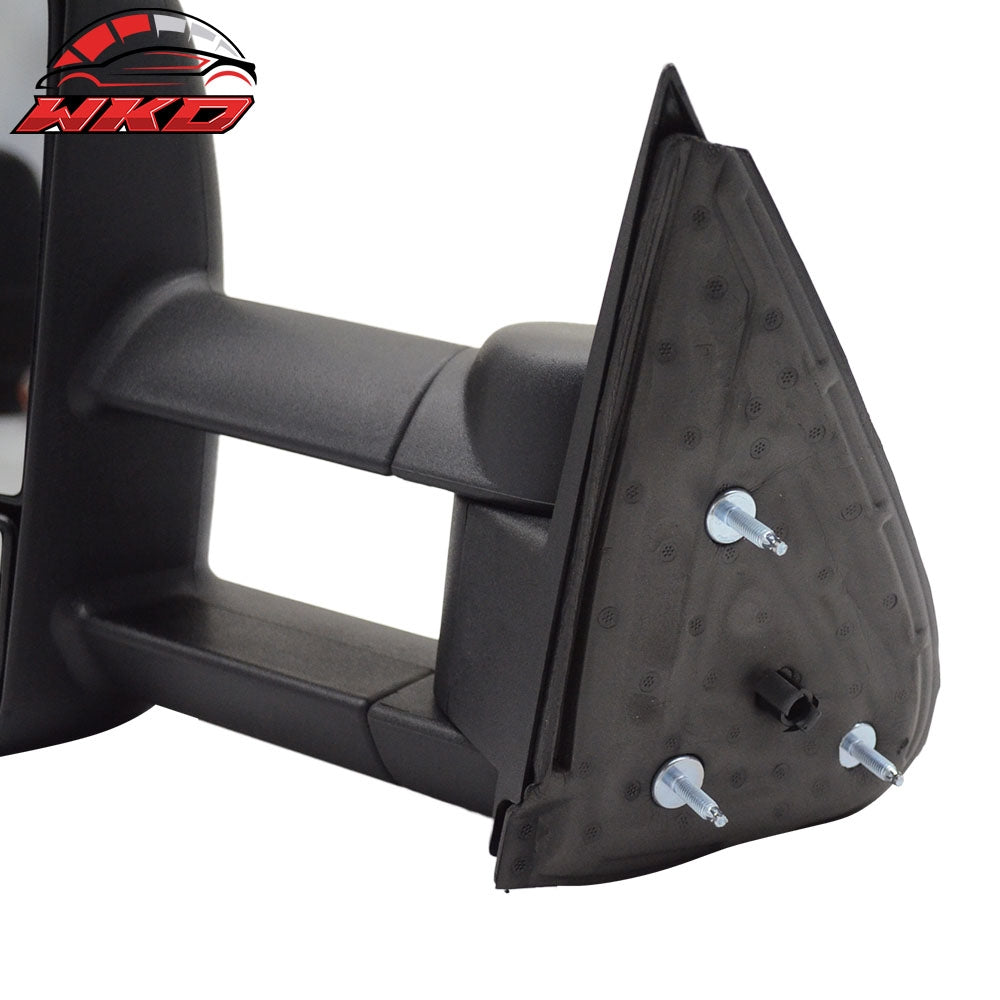 Fits 99-07 Chevy Silverado GMC Sierra Side View Towing Mirror Manual Non Heated