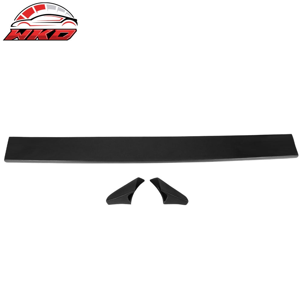 Fits 07-14 Chevy Silverado SS Unpainted PU Trunk Tail Gate Spoiler Wing Lip 3PC