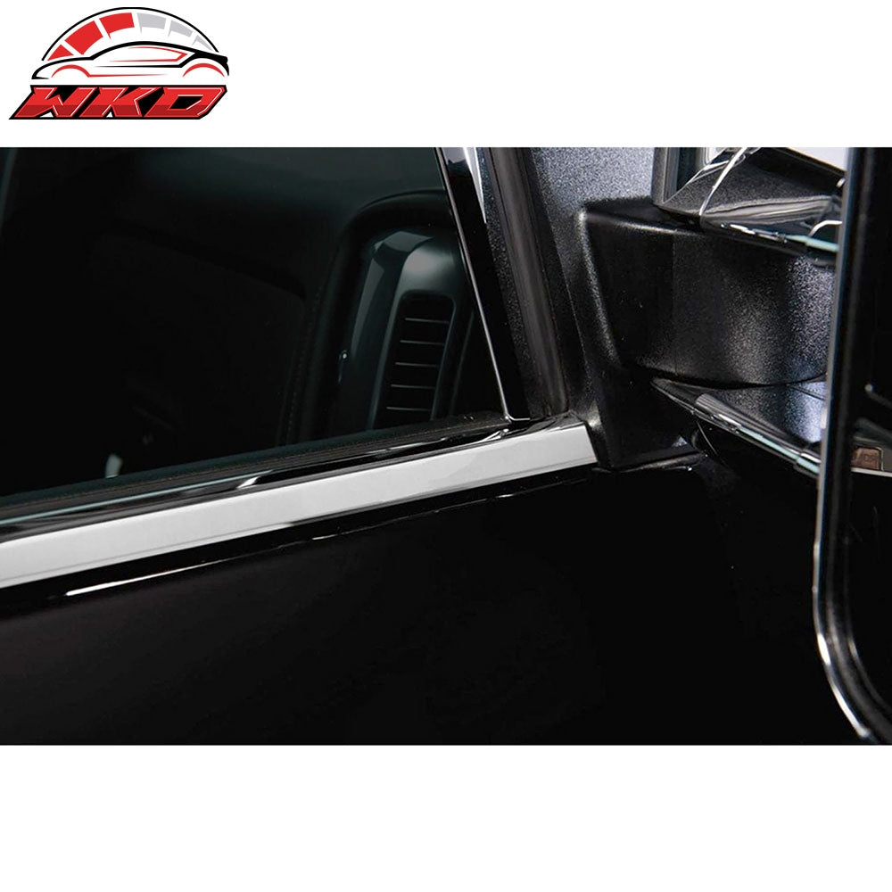 Wholesale 14-18 Chevy Silverado Double Cab 4PCS Window Molding Trim Sill Seal Belt