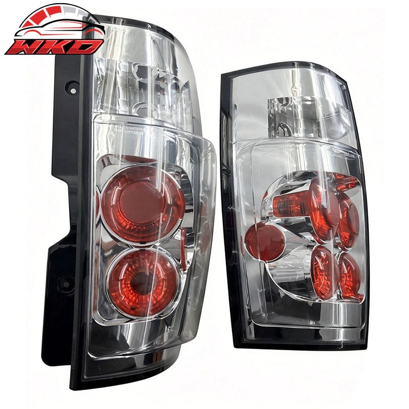 Fits 07-14 Chevy Suburban 1500 2500& Tahoe Tail Lights Left Right Chrome Pair