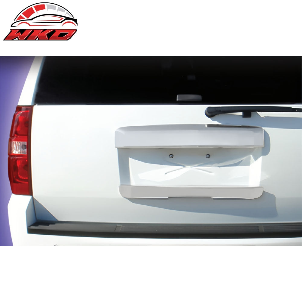 Fits 07-14 Chevy Suburban & Tahoe Rear Hatch Door Top Molding Cover Chrome ABS
