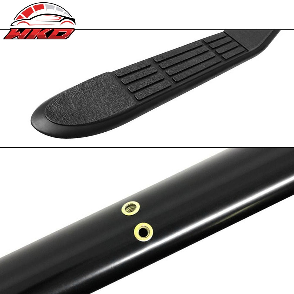 Fits 02-09 Chevrolet TrailBlazer GMC Envoy 3" Side Step Nerf Bar Running Board