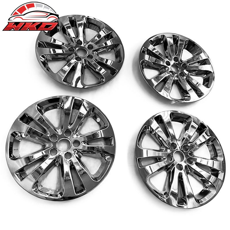 Fits 15-17 Chrysler 200 17" Wheel Covers Chrome Hubcaps Rim Front Rear 4PCS Set