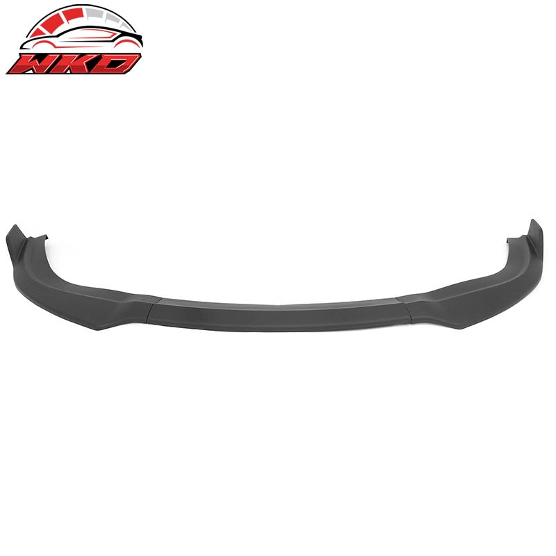 Fits 12-14 Chrysler 300 SRT8 3PCS Front Bumper Lip Lower Spoiler Matte Black PP
