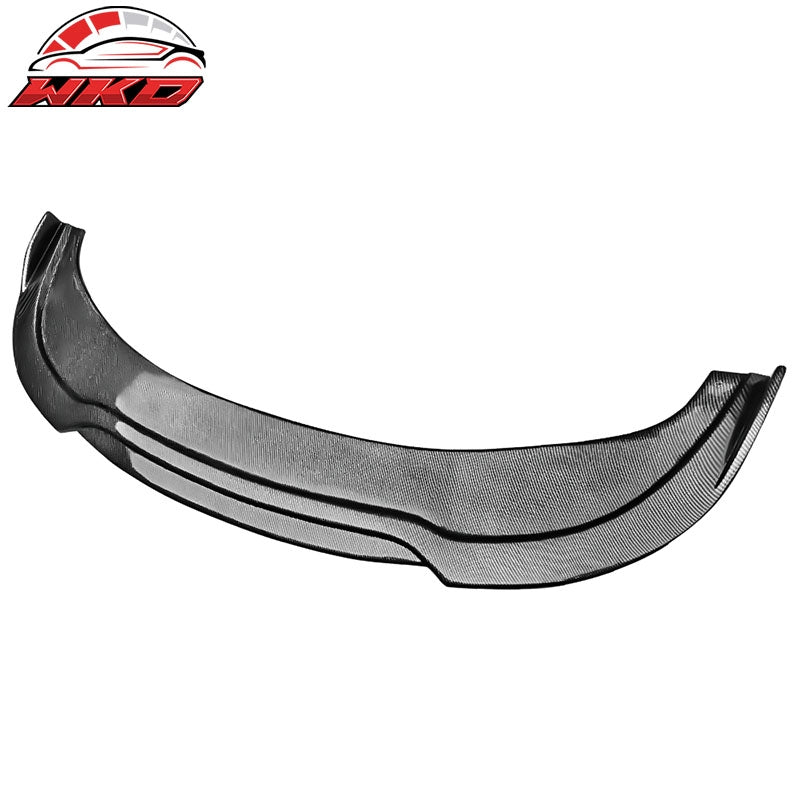 Fits 15-23 Chrysler 300 V2 Style Front Bumper Lip Spoiler Support PP Matte Black