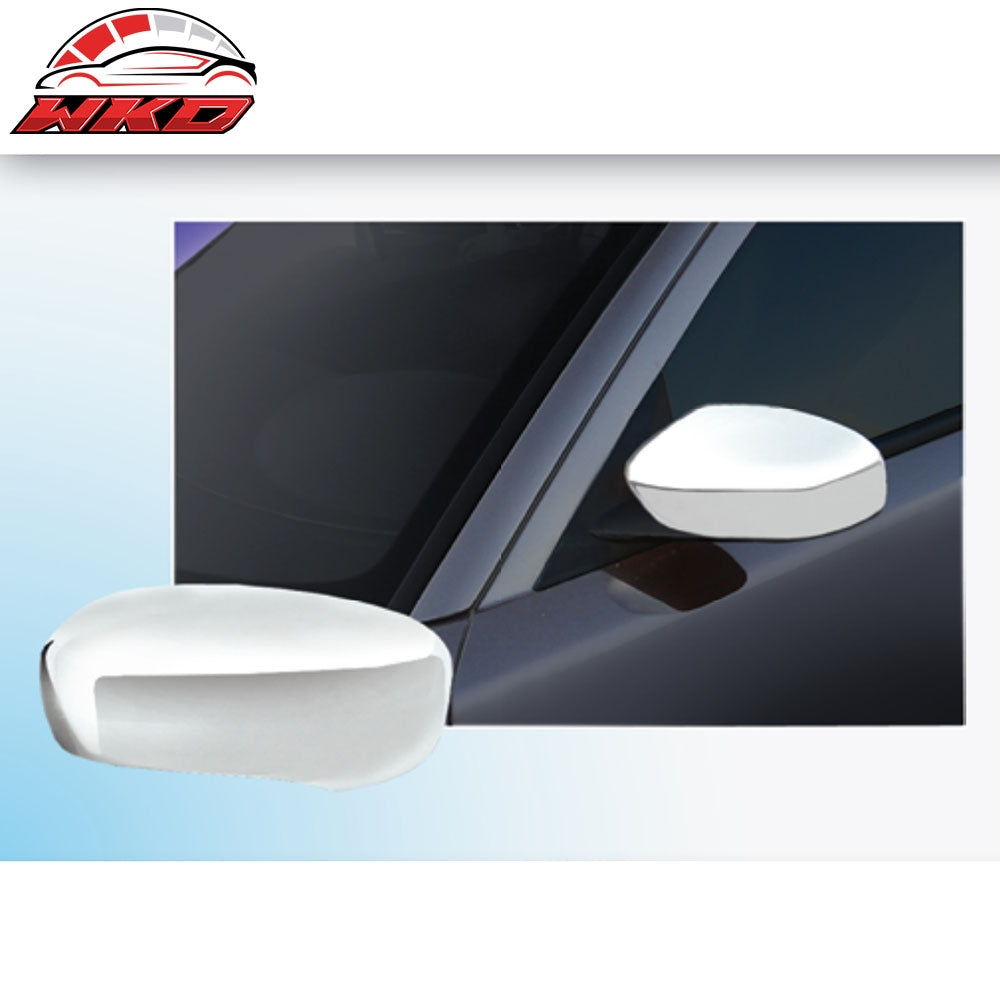 Fits 05-10 Chrysler 300 2PCS Side Rearview Mirror Cover Cap Replacement Chrome