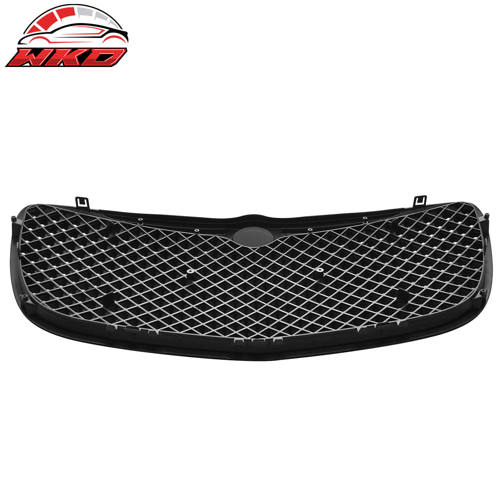 For 04-06 Chrysler Sebring Bentley Style Front Hood Grille Unpainted W/ B Emblem