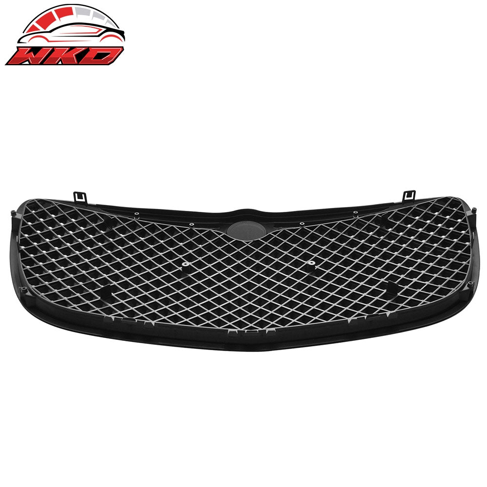 For 04-06 Chrysler Sebring Bentley Style Front Hood Grille Unpainted W/ B Emblem