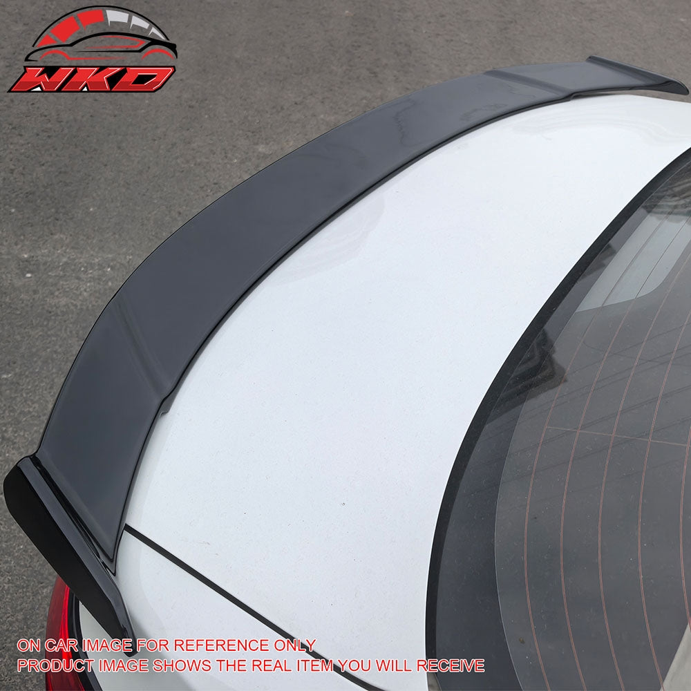 Fits 20-25 Toyota Corolla Sedan Apex Style Rear Trunk Spoiler Wing Gloss Black