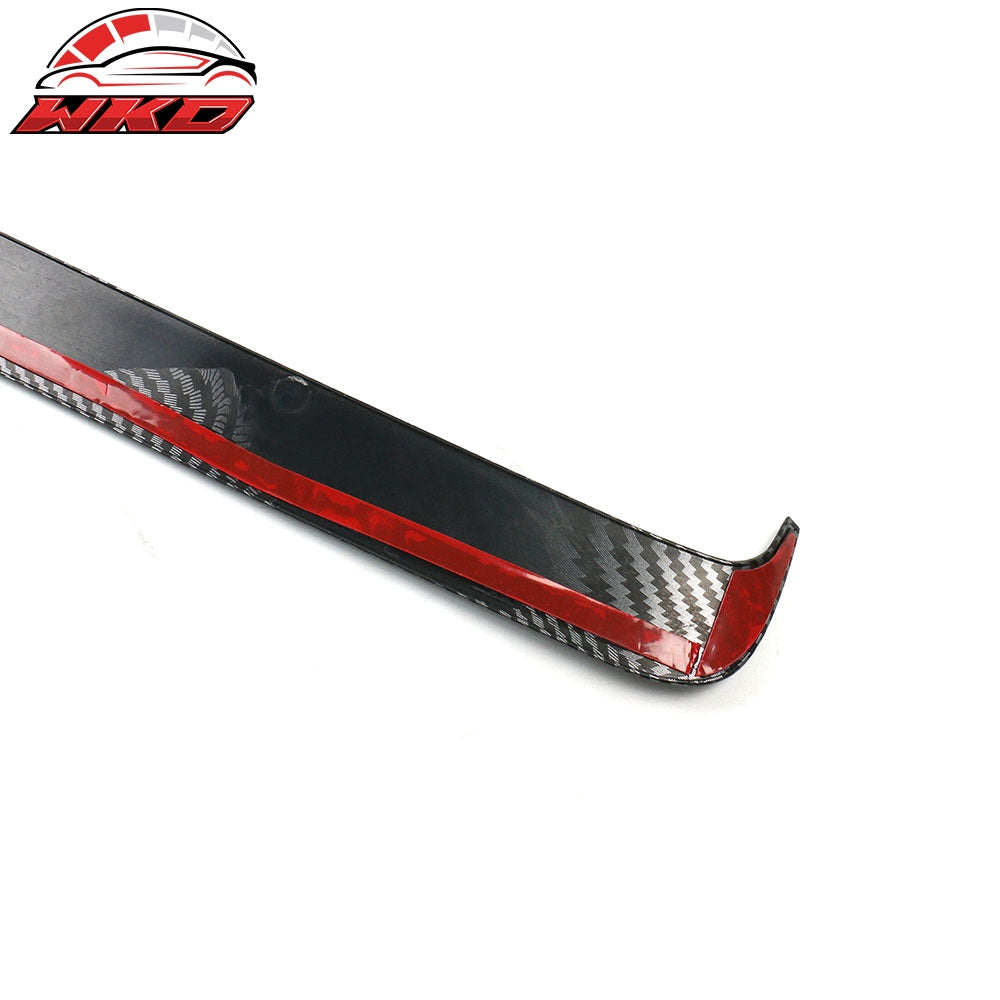Fits 24-25 Tesla 3 Highland/25 Y Carbon Fiber Print Dashboard Wrap Cover Cap