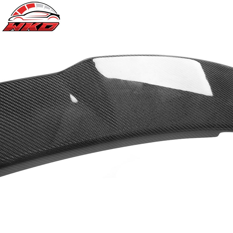 Fits 15-23 Dodge Charger SRT Hellcat Style Carbon Fiber Rear Trunk Spoiler Wing