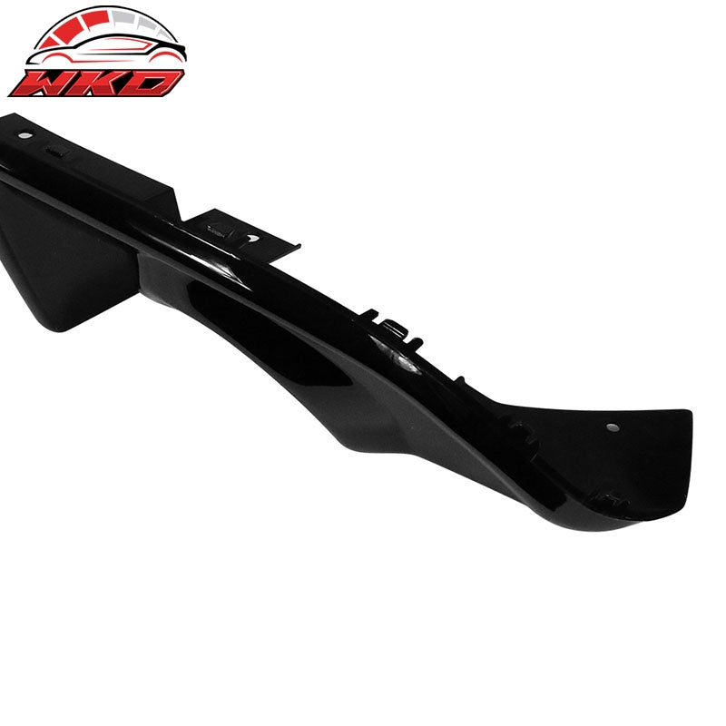 Fits 15-23 Dodge Charger SRT OE Style Rear Bumper Lip Diffuser Gloss Black PP