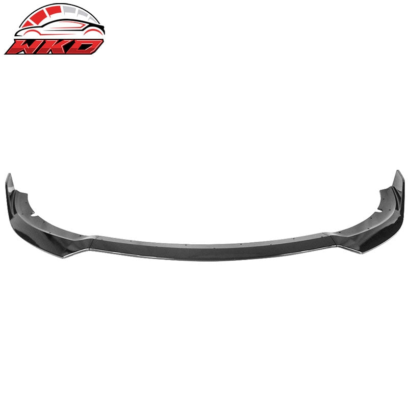 Fits 15-23 Dodge Charger V1 Style 3PCS Front Bumper Lip Spoiler ABS Gloss Black