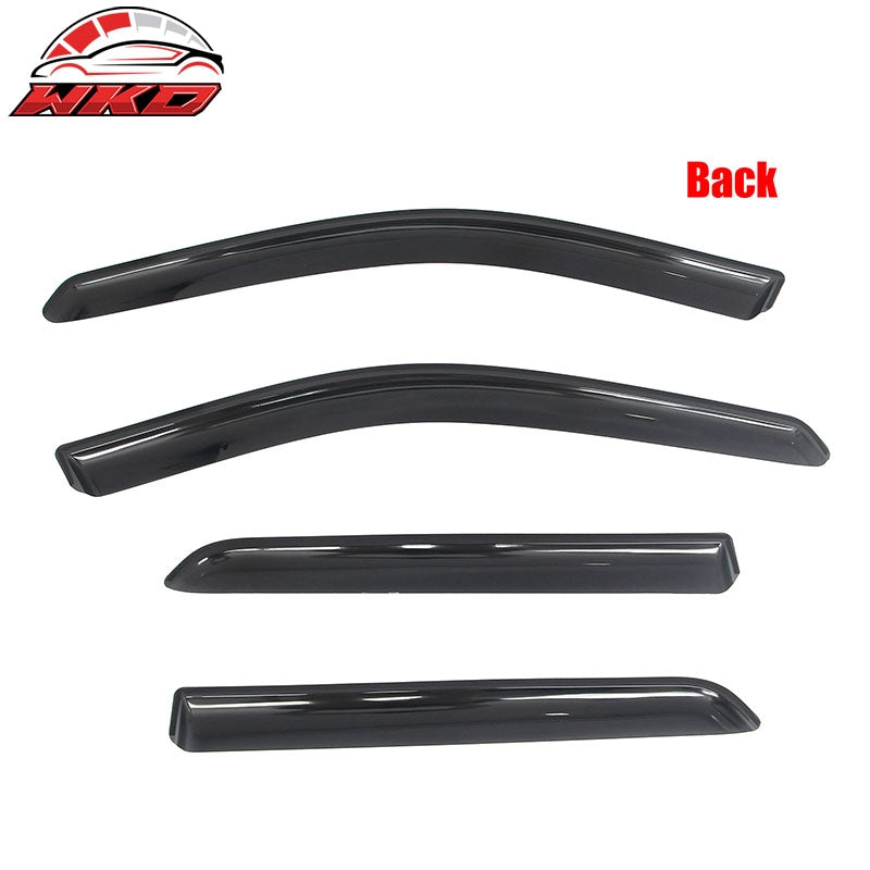 Fits 11-26 Dodge Durango In-Channel Window Visors Vent Rain Guards Deflectors