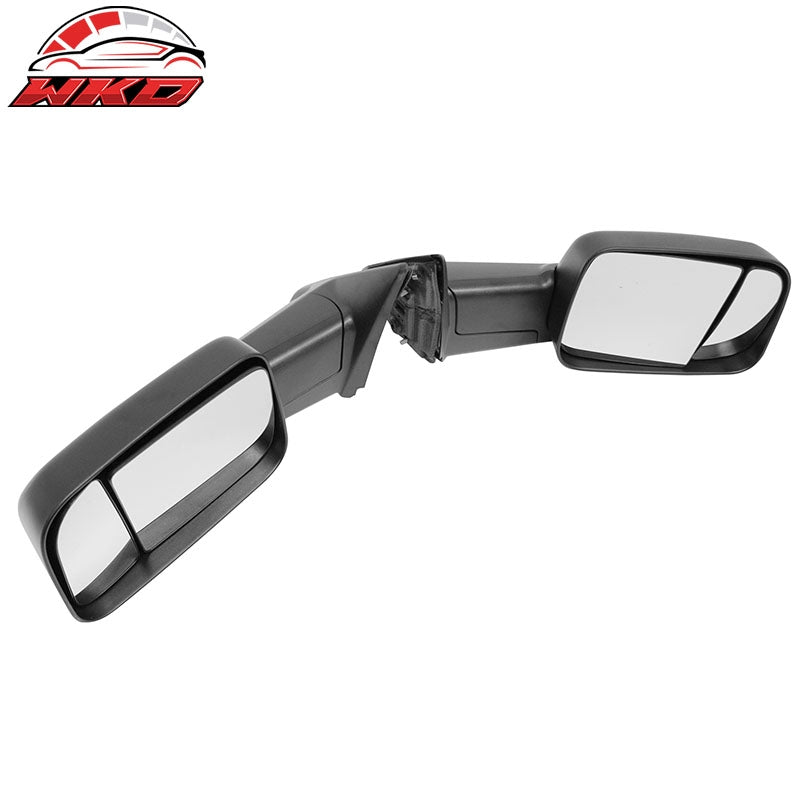 Fits 09-18 Dodge Ram 1500 2500 3500 Left Right LH RH Manual Side Towing Mirrors