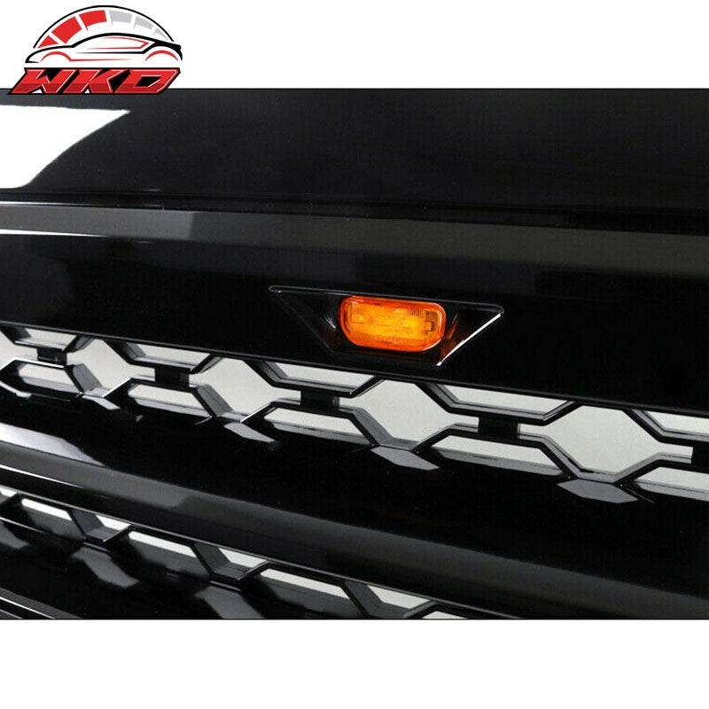 Fits 10-18 Dodge Ram 2500 3500 Front Grille Guard w/ Signal Light Gloss Black