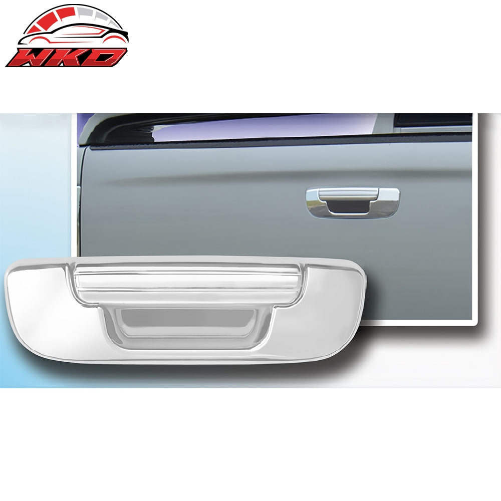 Fits 02-08 Ram 1500 03-09 2500 3500 Rear Tailgate Handle Cover Trim Chrome ABS