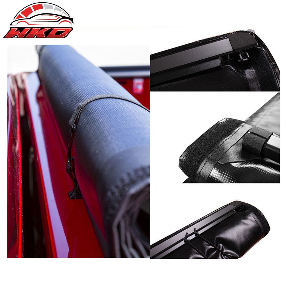 Fits 09-17 Dodge Ram 1500 10-17 2500 3500 5.7ft Roll Up Soft Tonneau Cover Viny