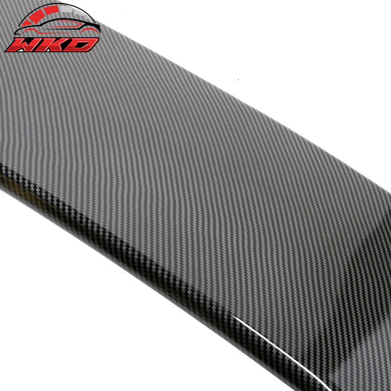 Fits 21-26 Dodge Durango IKON Style Rear Roof Spoiler Lip Carbon Fiber Print ABS