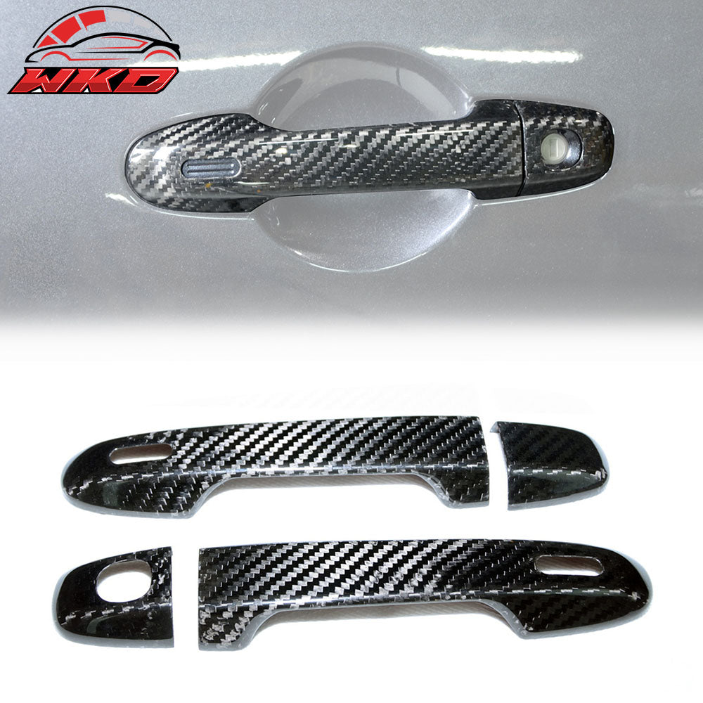 Fits 12-22 Subaru BRZ Scion FRS Toyota 86 Carbon Fiber Door Handle Cover - 4PCS