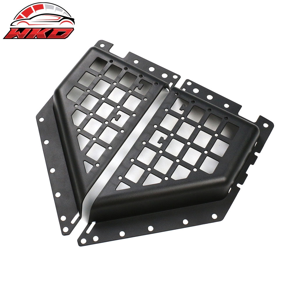 Fits 21-25 Ford Bronco 2/4 Door Front Door Storage Pocket Organizer Box ABS 2PCS