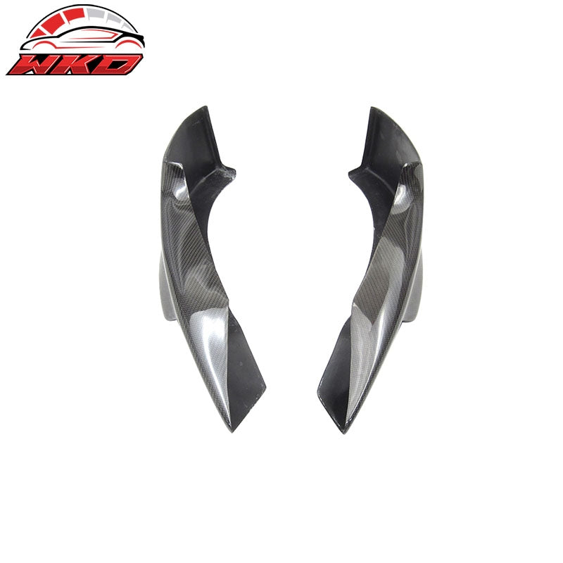 Fits 07-10 E92 E93 M-Tech M-Sport Performance Front Splitters Matte Carbon Fiber