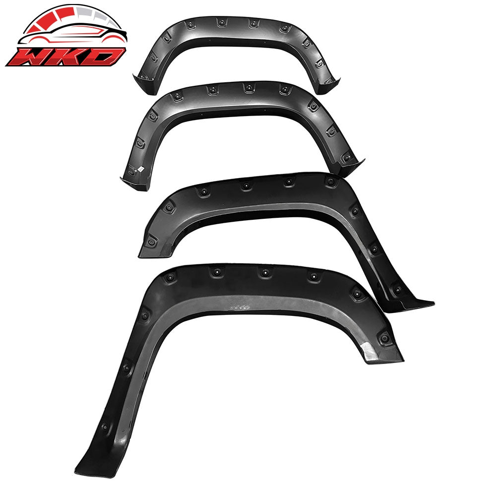 Fits 07-13 GMC Sierra 1500 6.5' / 8' Bed Pocket Riveted Style Fender Flares