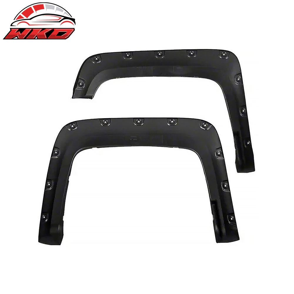 16-18 GMC Sierra 1500 Pocket Rivet Style Fender Flares Wheel Arch Cover | Wholesale