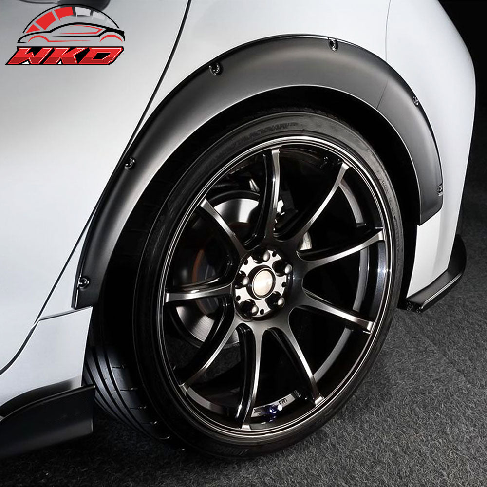 Fits 19-23 Toyota Corolla Auris E210 5Dr TOMS Style Matte Black Fender Flares 8P