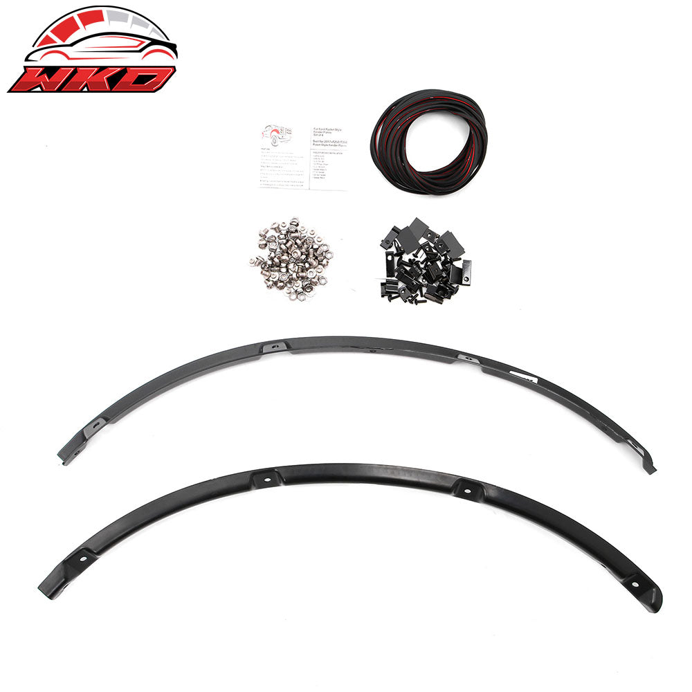 Fits 23-25 F-250 F-350 Super Duty Fender Flares Pocket Style Wheel Arch Covers