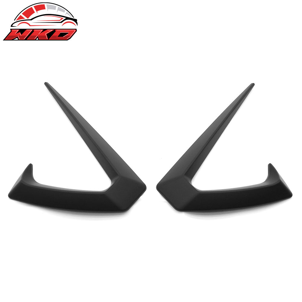 Fits 25-26 Tesla Model Y Juniper Side Fender Trim Matte Black Vent ABS Decor 2PC
