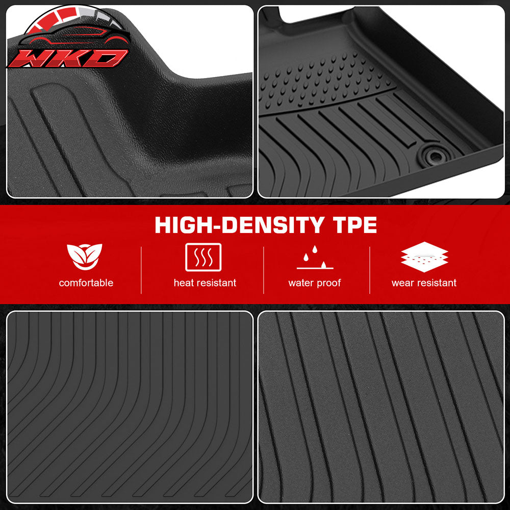 For 23-25 Subaru Solterra/Toyota bZ4X All Weather TPE 3D Floor Carpets+Trunk Mat